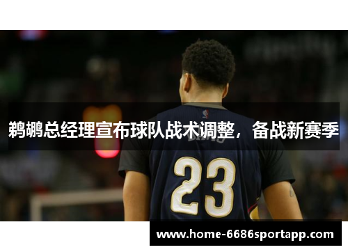 鹈鹕总经理宣布球队战术调整，备战新赛季